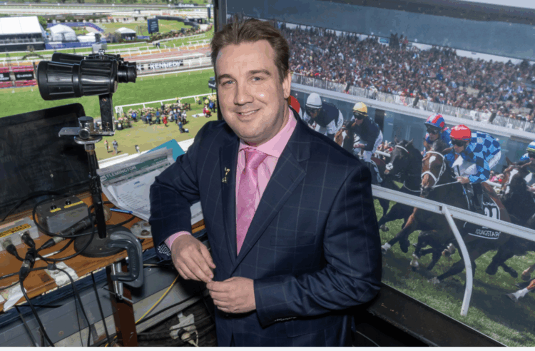 Race caller and broadcaster Matt Hill