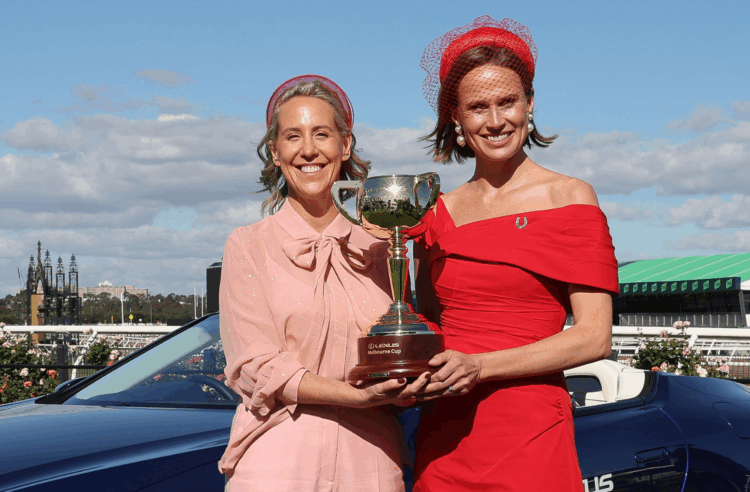 VRC CEO Kylie Rogers with Francesca Cumani [VRC]