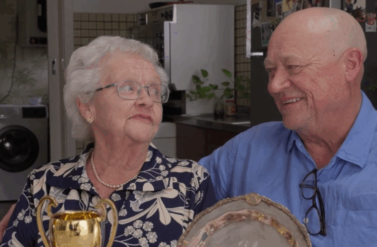 Tony McEvoy and his mother Connie
