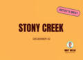 Betsy’s Best: Stony Creek