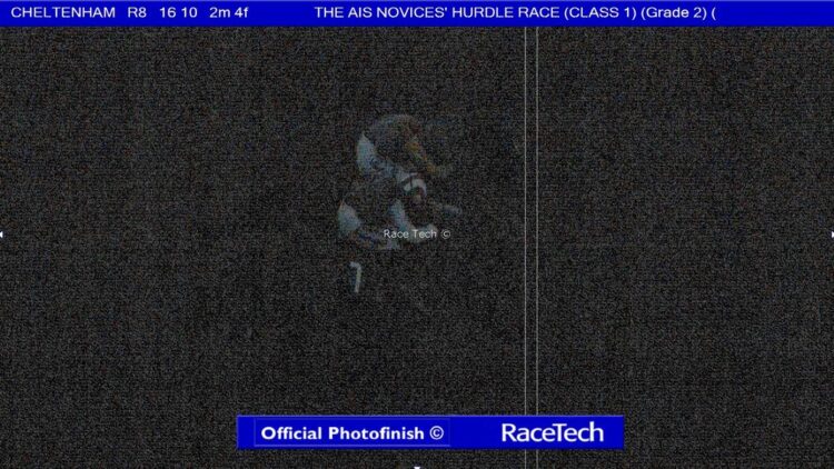 The photo finish at Cheltenham overnight