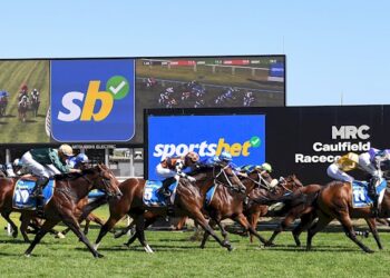 Hayasugi ridden by Jamie Kah wins the Sportsbet Blue Diamond Stakes at Caulfield Racecourse on February 24, 2024 in Caulfield, Australia. (Photo by Reg Ryan/Racing Photos)