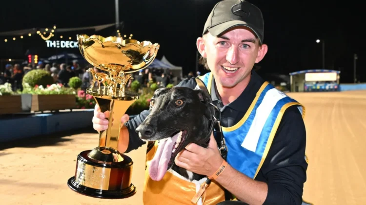 Australia's rising start of greyhound racing took out the Australian Cup (Clint Anderson)