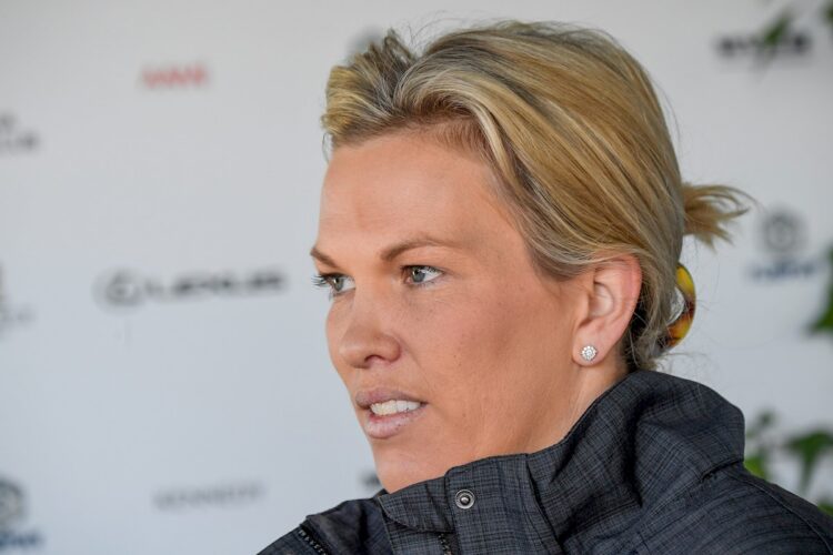 Amy Yargi after winning the Vale Darby McCarthy OAM, at Flemington Racecourse on May 16, 2020 in Flemington, Australia.(Reg Ryan/Racing Photos)