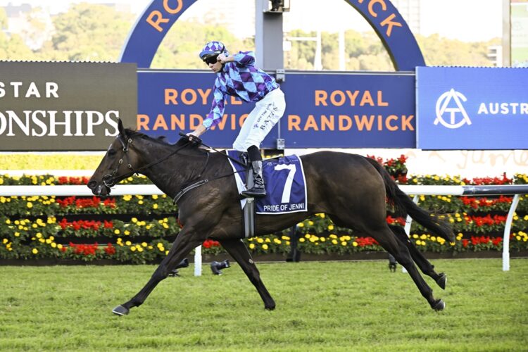 Pride Of Jenni winning the 2024 Queen Elizabeth (Credit: Bradley Photos)