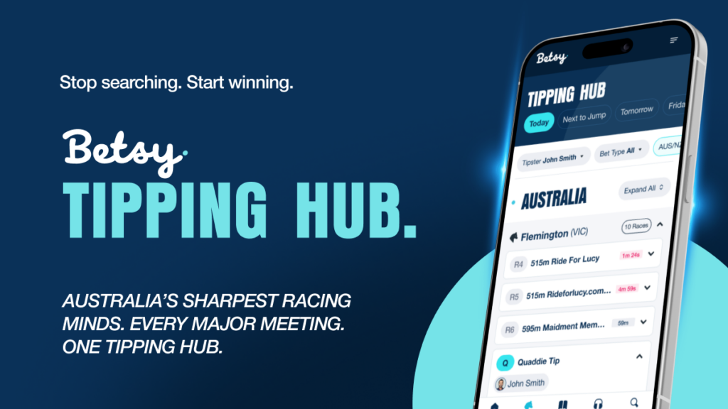 NEW: Betsy launches Tipping Hub for daily racing tips and best bets