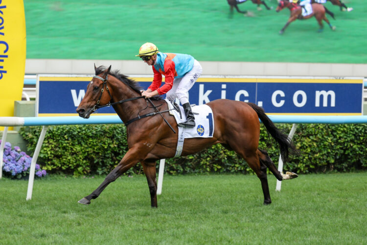 Ka Ying Rising powers clear to break the Sha Tin track record in his latest victory in the G2 Sprint Cup