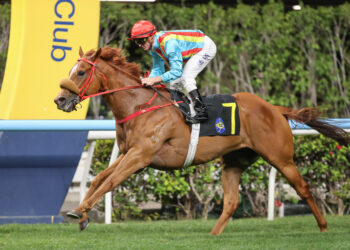 Zac Purton and Aurio prevail at Happy Valley in March.
