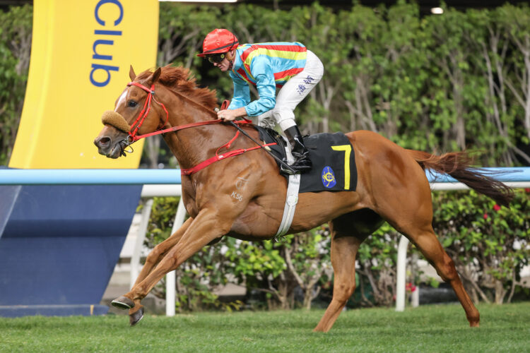 Zac Purton and Aurio prevail at Happy Valley in March.