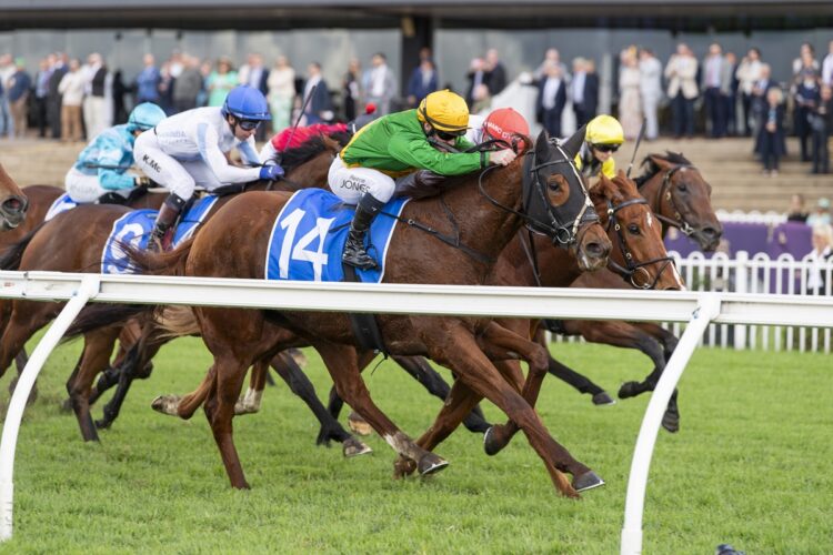 Reece Jones shed a late half-kilo after a race morning phone call before guiding Lighthouse Lass to victory at Rosehill for Will Freedman.[Bradley Photos]