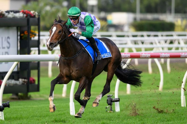 Splashback wins the Tattersall’s Tiara 

Courtesy Michael McInally/Racing Queensland
