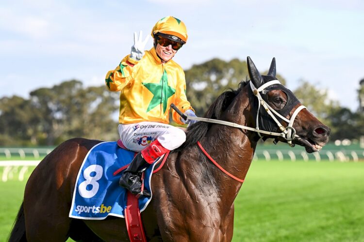 Tres Magnifique looks to have returned in great order. (Photo by Pat Scala/Racing Photos)