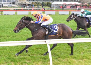 I Am Aria ridden by Michael Dee wins the Sandhurst Stockfeeds Maiden Plate at Bendigo Racecourse on August 12, 2026 in Bendigo, Australia. (Photo by Brett Holburt/Racing Photos)